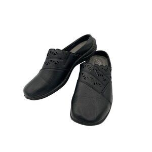 Easy Street Comfort Wave Womens Black Slip-On Shoes Size 8.5W